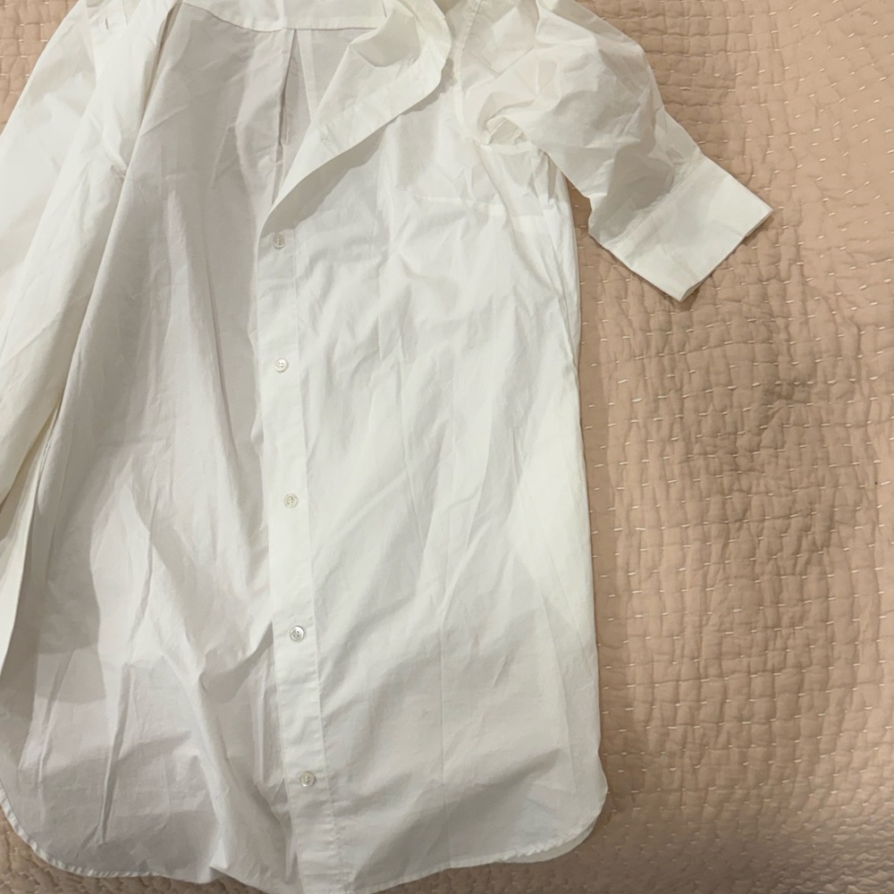 Frame Denim White cotton Button up Shirt